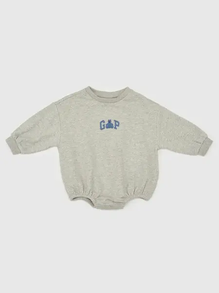 Šedé chlapčenské mikinové body GAP Brannan