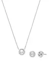 Strieborný náhrdelník a náušnice Michael Kors