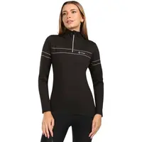KILPI LEEMA Dámske termo tričko s dlhým rukávom, čierna, veľkosť