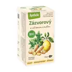 APOTHEKE Čaj zázvorový s citronem a mátou BIO 20 sáčků