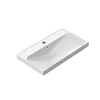 Nábytkové umývadlo SAT Brevis 81x47,5 cm otvor pre batériu uprostred SATBRE8046