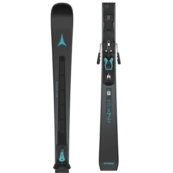Atomic REDSTER X7 RVSK C + MI12 GW Zjazdové lyže, čierna, veľkosť