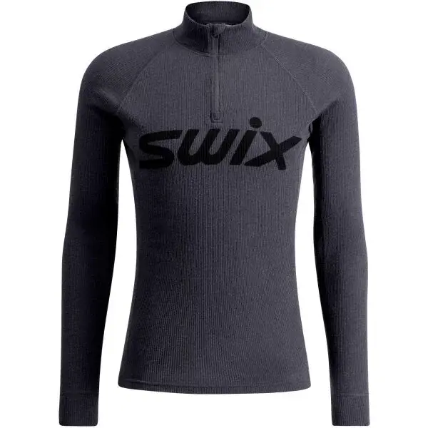 Swix RACEX MERINO Pánske merino tričko, tmavo sivá, veľkosť