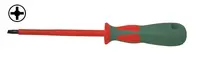 Elektrikářské šroubováky VDE křížové, izolace 1000 V, různé rozměry - JONNESWAY Velikost: PH2