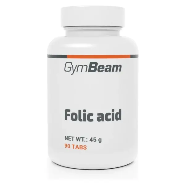 GymBeam FOLIC ACID - 90 TAB Vitamín, , velikost