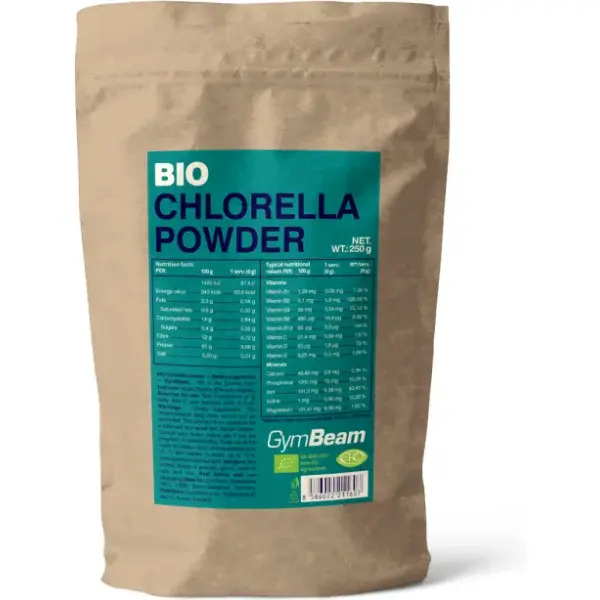 GymBeam BIO CHLORELLA POWDER - 250 G Superpotravina, , velikost