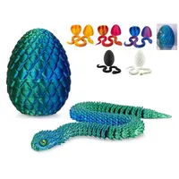 Vejce 8,5cm s hadem 30cm 6barev