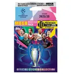 Topps UEFA Champions League 2025/2026 Samolepky - Mega Eco Pack