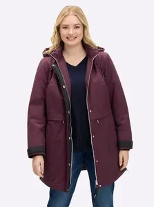 SHEEGO Zimná parka  burgundská