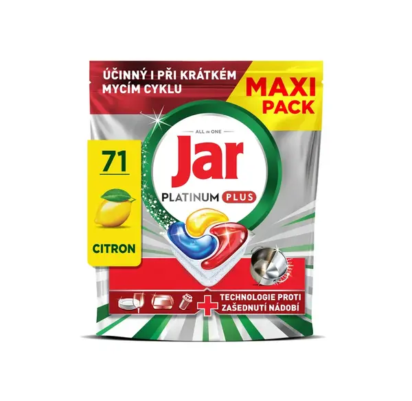 Jar Platinum Plus Lemon tablety do umývačky riadu