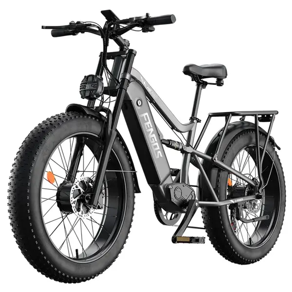 FENGQS H6PRO Electric Bike 1000W*2 52V 17.5Ah Grey