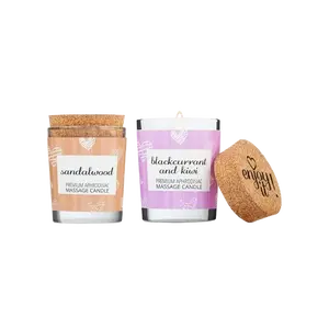 PHARMA ACTIV Magnetifico masáž. svíčky Blackcurrant and kiwi+Sandalwood 2 x 70 ml