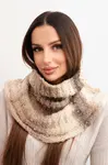 Dámsky zimný rolákový šál Kesi KN21 béžový