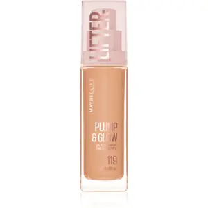 MAYBELLINE NEW YORK Lifter Plump & Glow rozjasňujúci make-up pre prirodzený vzhľad odtieň 119 30 ml