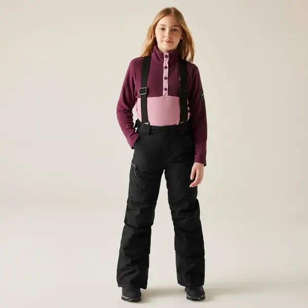 Dětské zimní lyžařské kalhoty dare2b pow ii černá 98-104