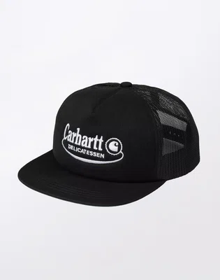 Carhartt WIP Graphic Trucker Cap Black/Black