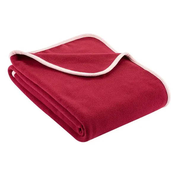 Fleecová deka vínová 130 x 170 cm