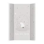 CEBA BABY Přebalovací podložka 2-hranná s pevnou deskou (50x70) Basic Polar Bears