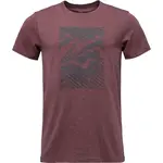LOAP BEMI Pánské tričko, vínová, velikost