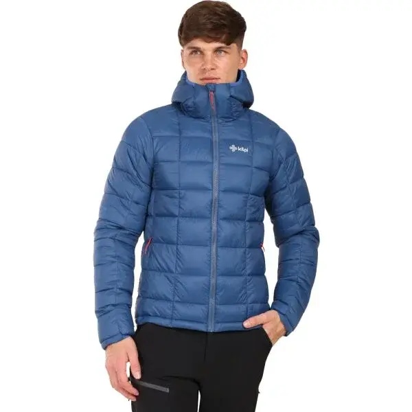 KILPI REBEKI Pánská zateplená bunda, modrá, velikost