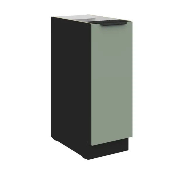 Spodní skříňka Aria 30 D CARGO BB Barva korpusu: Černá, Barva dvířek: SA - Aquamarine AFM