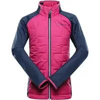 ALPINE PRO JORWO 2 Dětská hybridní mikina, růžová, velikost 164-170