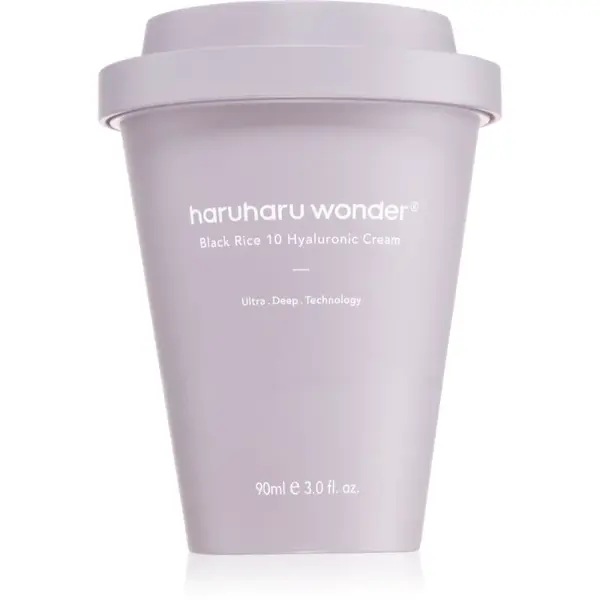 Haruharu Wonder Black Rice 10 Hyaluronic Cream intenzivně hydratační krém pro zklidnění pleti 90 ml
