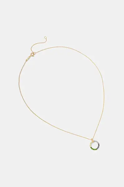 Pozlátený strieborný náhrdelník Tous