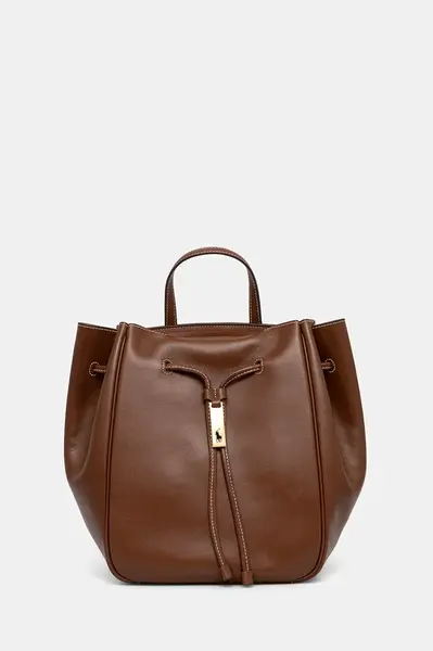 Kožený ruksak Polo Ralph Lauren