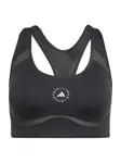 ADIDAS BY STELLA MCCARTNEY Športová podprsenka 'Power Impact'  čierna / biela