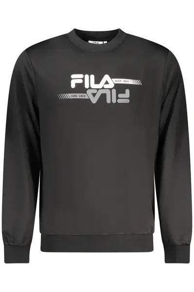 Černá mikina FILA bez kapuce