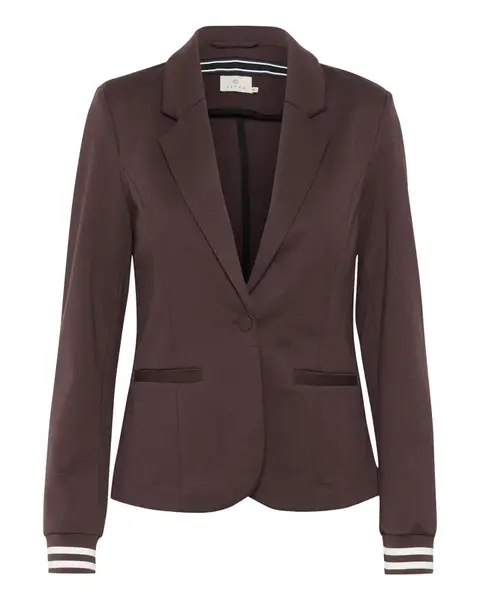 Kaffe Blejzer 'Kinnie'  čokoládová / biela