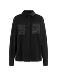 GUESS Blúzka 'MARGUERITE'  čierna / strieborná