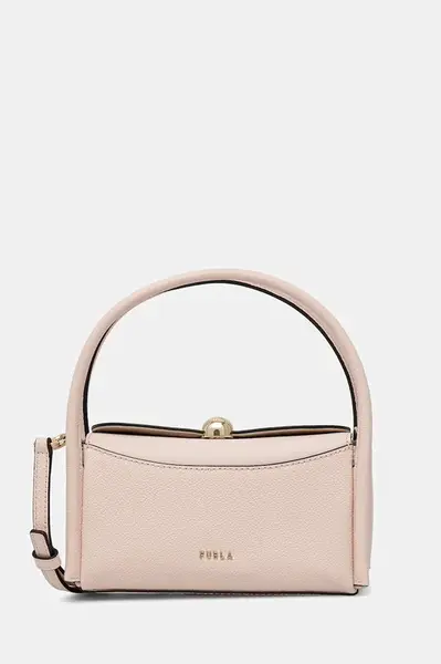 Kožená kabelka Furla Nicole Mini Boston Bag
