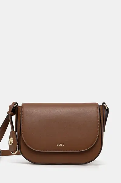 Kožená kabelka BOSS NUMAH Saddle