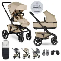 EASYWALKER SET XXL kočík kombinovaný Jimmey Sand Taupe s príslušenstvom,EASYWALKER Kočík kombinovaný Jimmey Sand Taupe XXL RWS