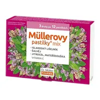 DR. MÜLLER Müllerovy pastilky mix 3 druhy po 12 kusech ZP