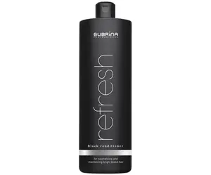 Kondicionér pro udržení platinového odstínu vlasů Subrina Professional Refresh Black Conditioner - 1000 ml + dárek zdarma