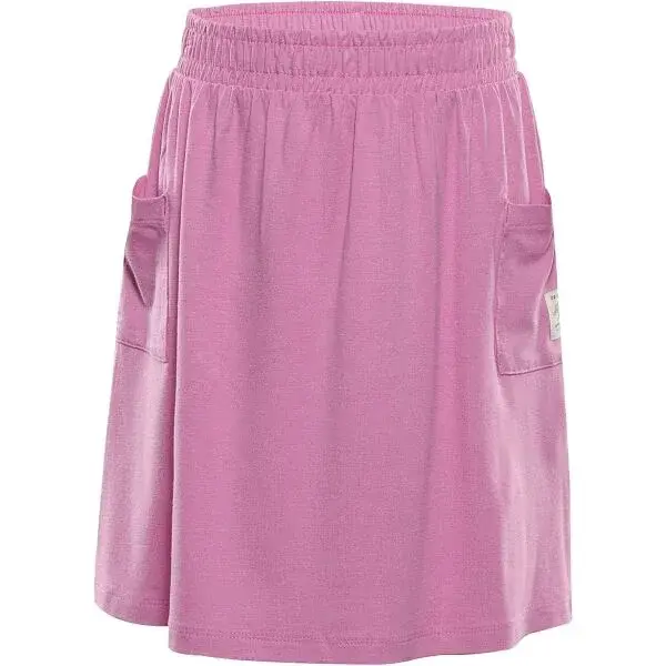 ALPINE PRO REWO Detská letná sukňa, ružová, veľkosť 92-98