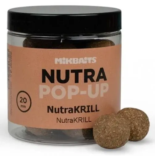 Mikbaits nutra pop-up 20 mm 250 ml - nutrakrill