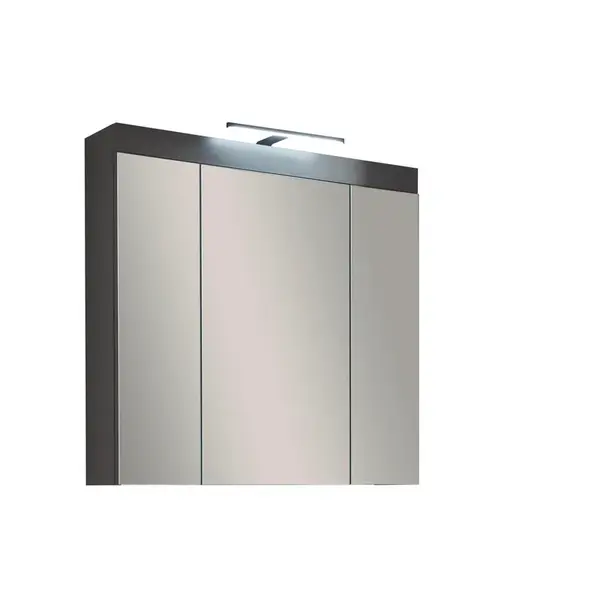 MID.YOU ZRCADLOVÁ SKŘÍŇKA, barvy grafitu, barvy grafitu, 80/77/17 cm