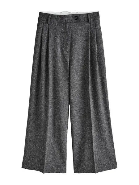 Next Plisované nohavice  sivá