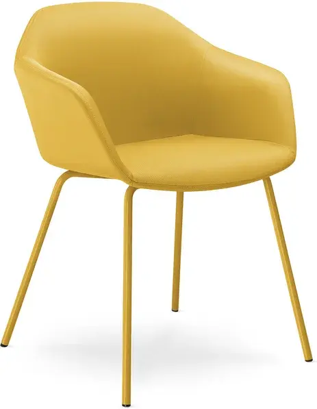 LD SEATING Konferenční křeslo RIVA, RI-02-N16, medová žlutá podnož