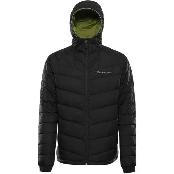 ALPINE PRO ROGIT 2 Pánská oboustranná péřová bunda, černá, velikost