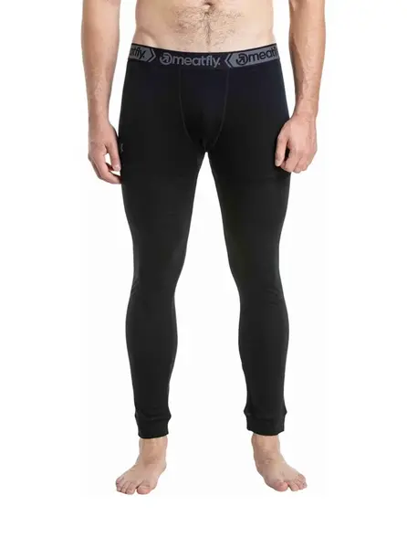 Meatfly pánské merino kalhoty Nicolas Black | Černá | Velikost S