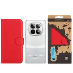 Flipové pouzdro Tactical Field Notes pro Xiaomi Redmi Note 15, červená