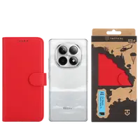 Flipové pouzdro Tactical Field Notes pro Xiaomi Redmi Note 15, červená