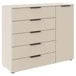Rauch Möbel KOMODA, šampaňská, 120/100/42 cm