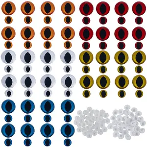 80 Sets 10 Style Plastic Doll Eyes