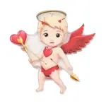 Valentine's Day Opaque Printed Acrylic Pendants